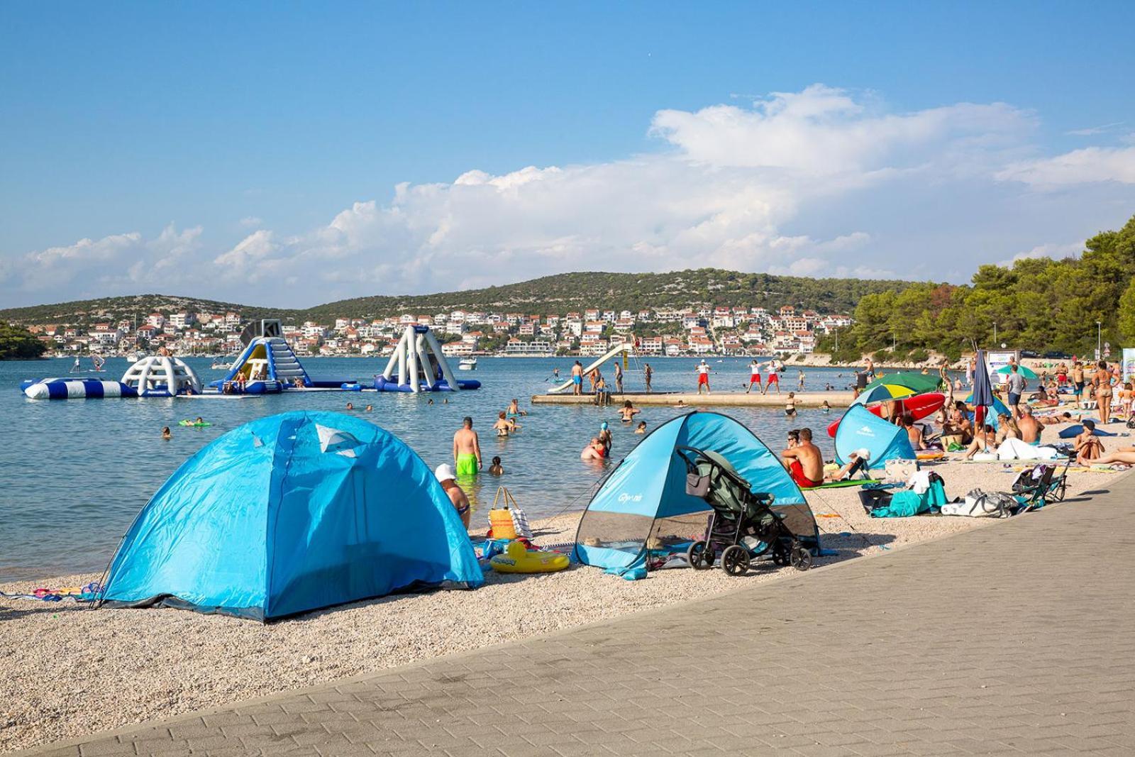 Wunderschöne Ferienwohnung direkt am Meer Jezera Exterior foto